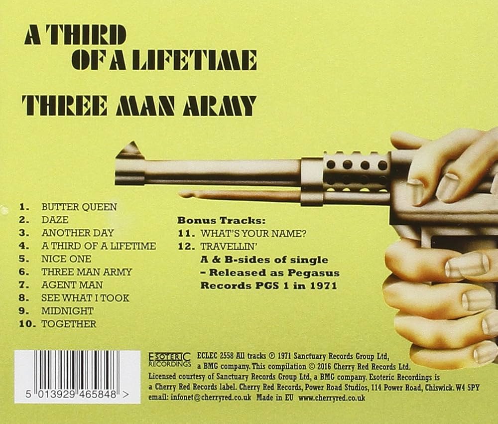 THREE MAN ARMY - Third Of A Lifetime - Amazon.com Music